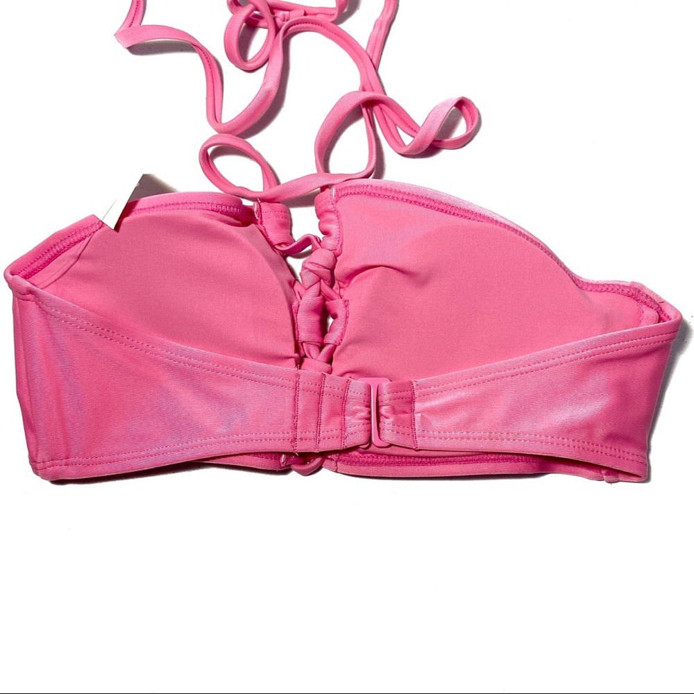 Aeropostale Bikini Top M Halter High-Neck - Picture 5 of 8